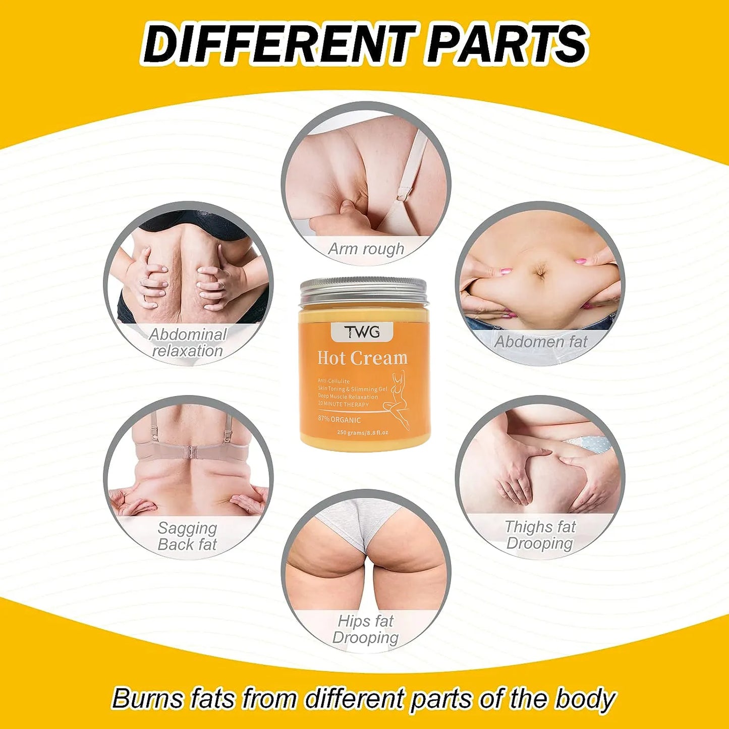 Weight Loss Slimming Hot Cream (250 mls)