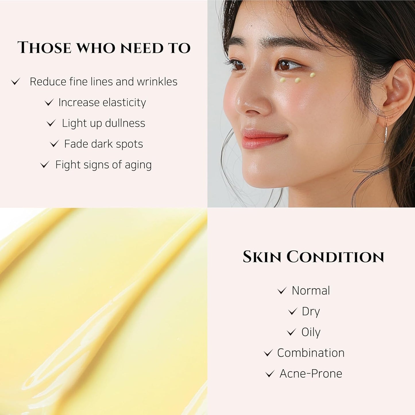 Beauty of Joseon Revive Eye Serum with Ginseng + Retinal - Correction for Puffy Eye Bags, Fine Lines ,Dark Circles & Wrinkles