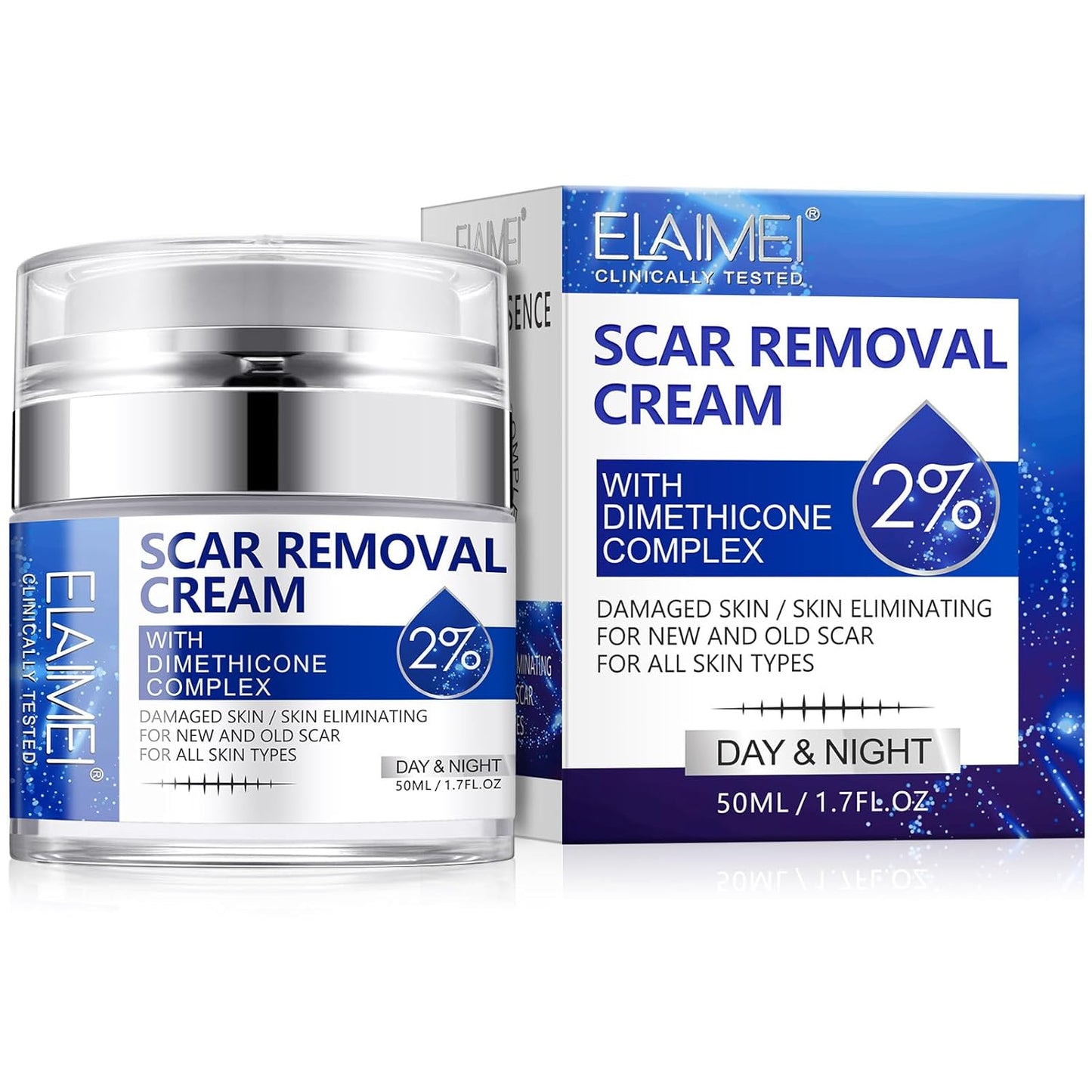 Scar Removal Cream - Advanced Scar Treatment Cream for Surgical Scars, Acne Scars, C-Section, Burns, Stretch Marks - for Old and New Scars