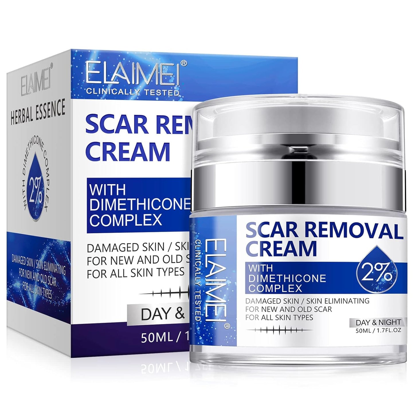 Scar Removal Cream - Advanced Scar Treatment Cream for Surgical Scars, Acne Scars, C-Section, Burns, Stretch Marks - for Old and New Scars